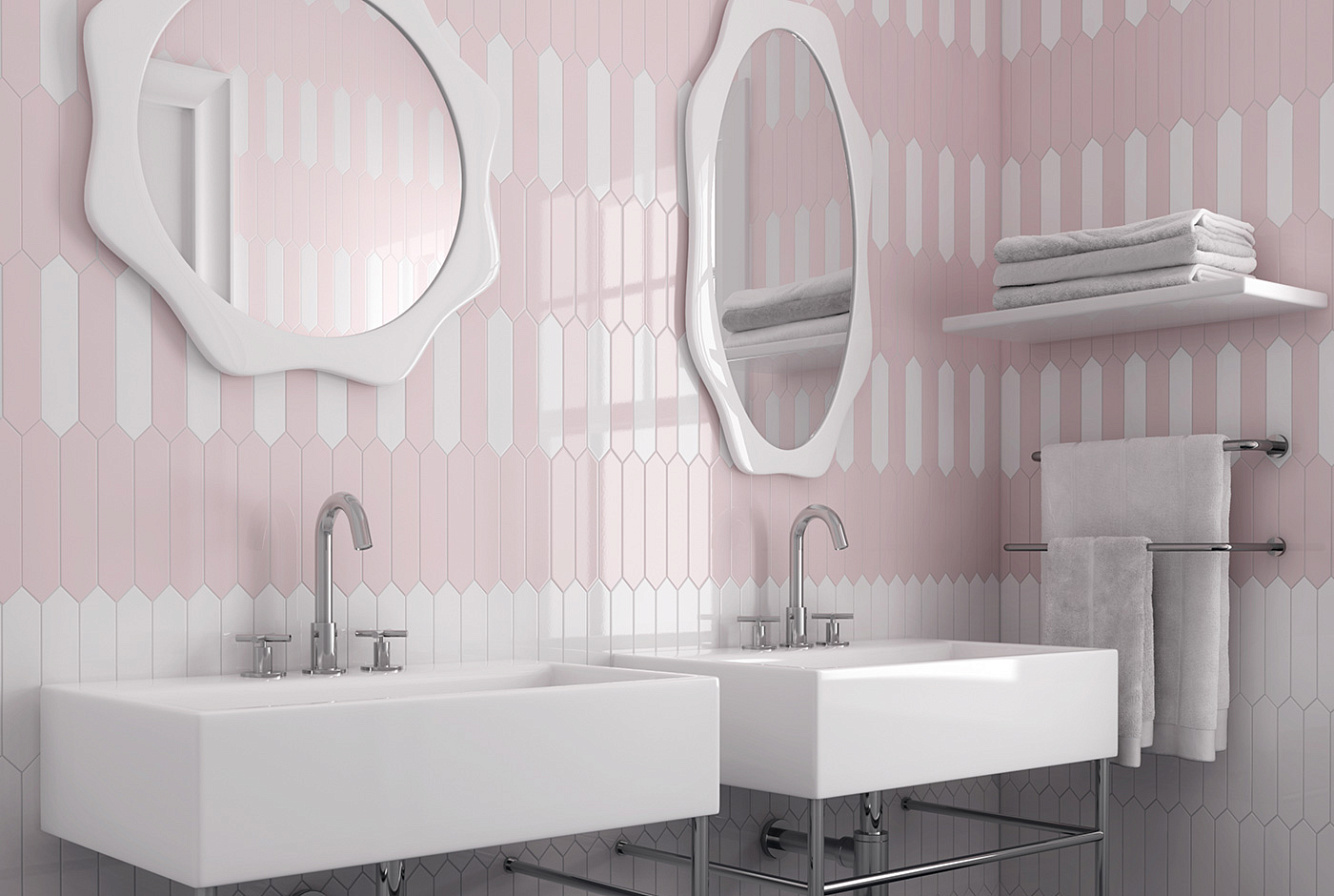 ARROW BLUSH PINK / PURE WHITE